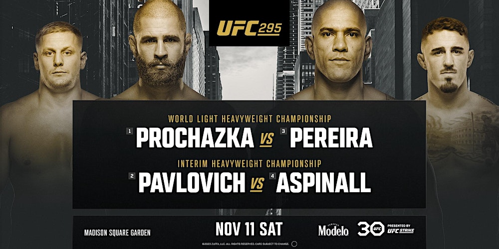 Prochazka vs Pereira and Pavlovich vs Aspinall